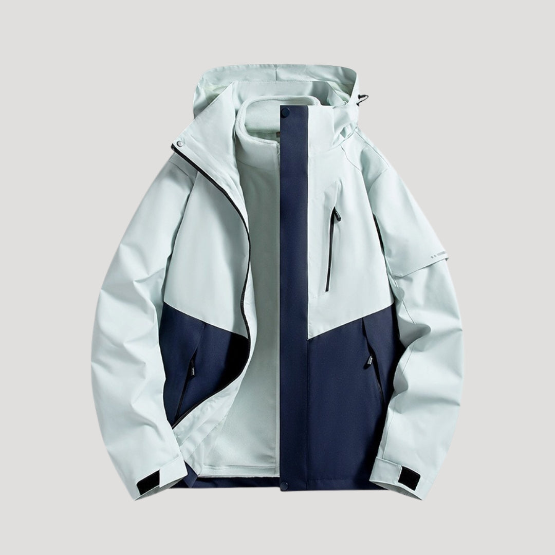 Petra Hooded Jacket with Zip Pockets and Drawcord Hem