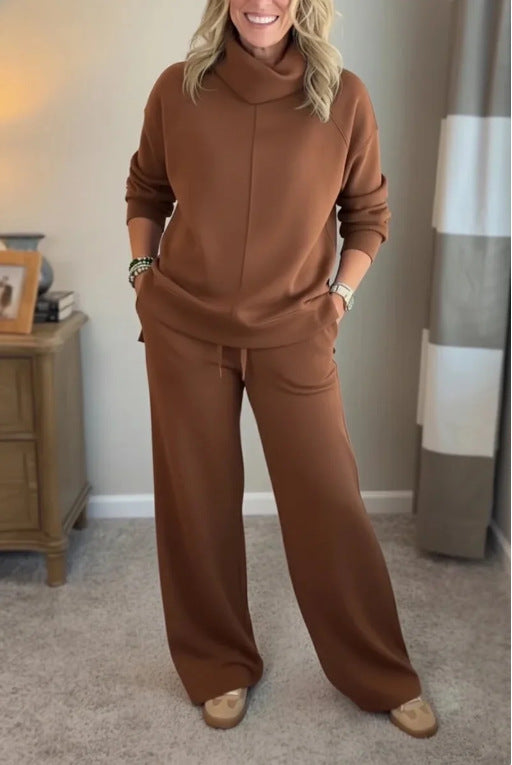 Zoraya Two Piece Lounge Set with Long Sleeves